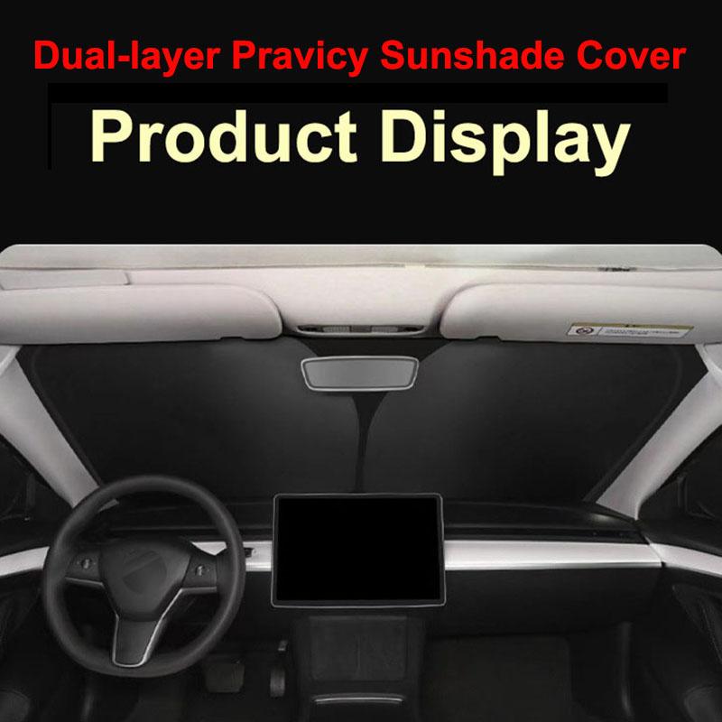 Sunshade For Tesla Model Y L YL 2026 6 Seaters Privacy Side Window Sun Shade Windshield Sunroof Blind Shading for Camping Rest