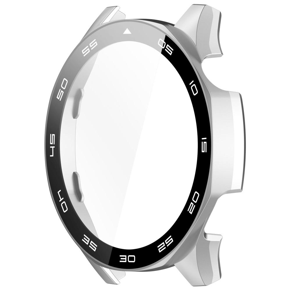 with Scale Screen Protector Tempered PC Cover Shell Protective Case for Huawei Watch GT 5 46MM