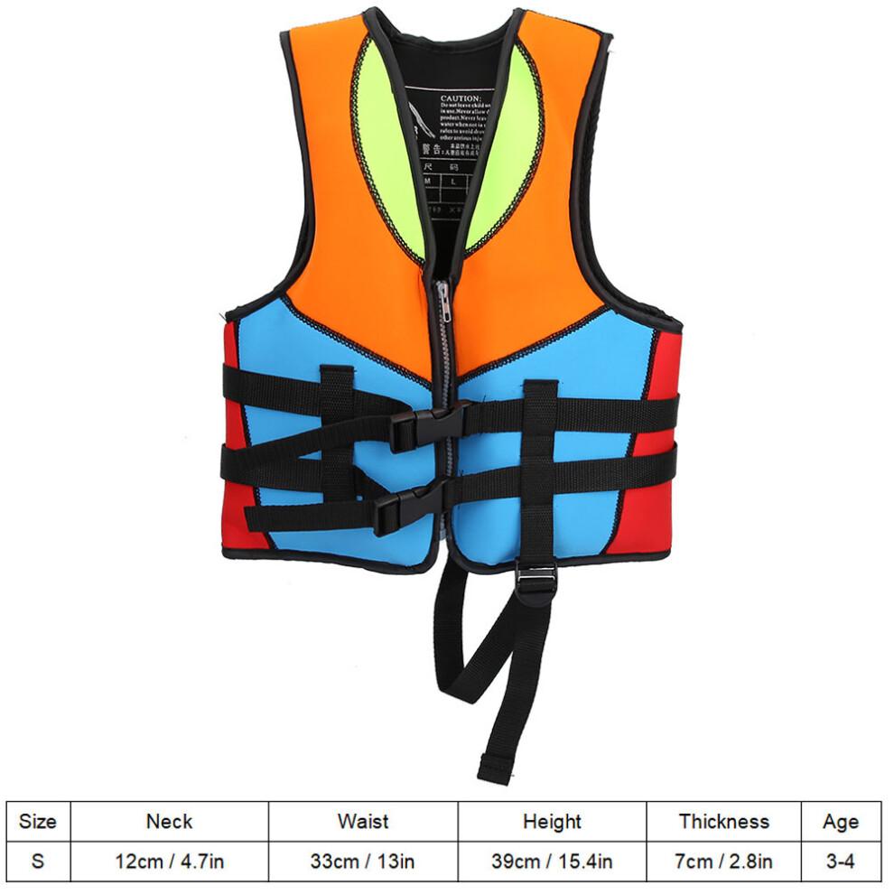 Youth Swim Vest, Buoyancy Support for Safe Learning, Durable Materials Waterproof & Floats on Water, for Water Parks, Swimming, Beaches, Snorkeling (S