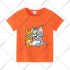 Tom and Jerry Cute T-shirts Cartoon Anime Pattern Printed Short Sleeve Unisex Summer Clothes Comfortable Breathable T-shirt Gift