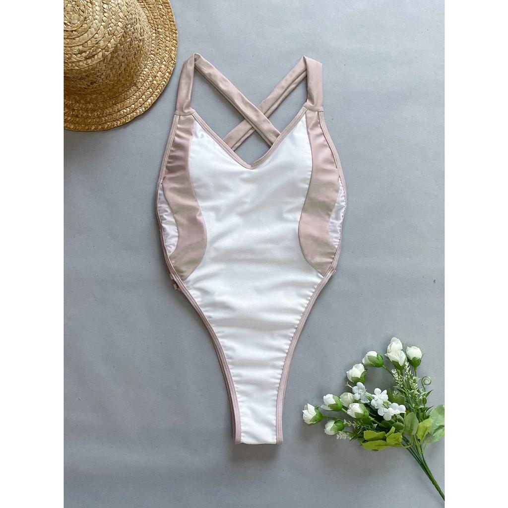 2024 donne sexy estate bikini costume intero costume da bagno femminile vita alta perizoma monokini costume da bagno costume da bagno beachwear