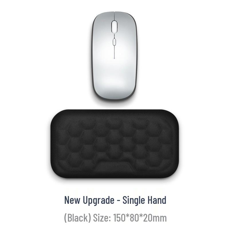 Memory Foam Wrist Rest & Mouse Pad - Ergonomic Silicone Support for Office & Gaming Keyboards