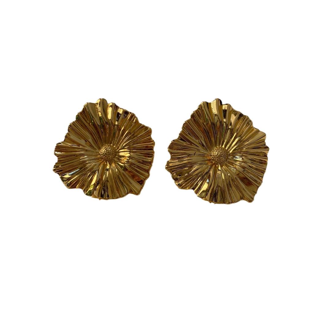 [Autumn Memory] Retro Elegant Natural Baroque Pearl Earrings Design Atmospheric Irregular Earrings