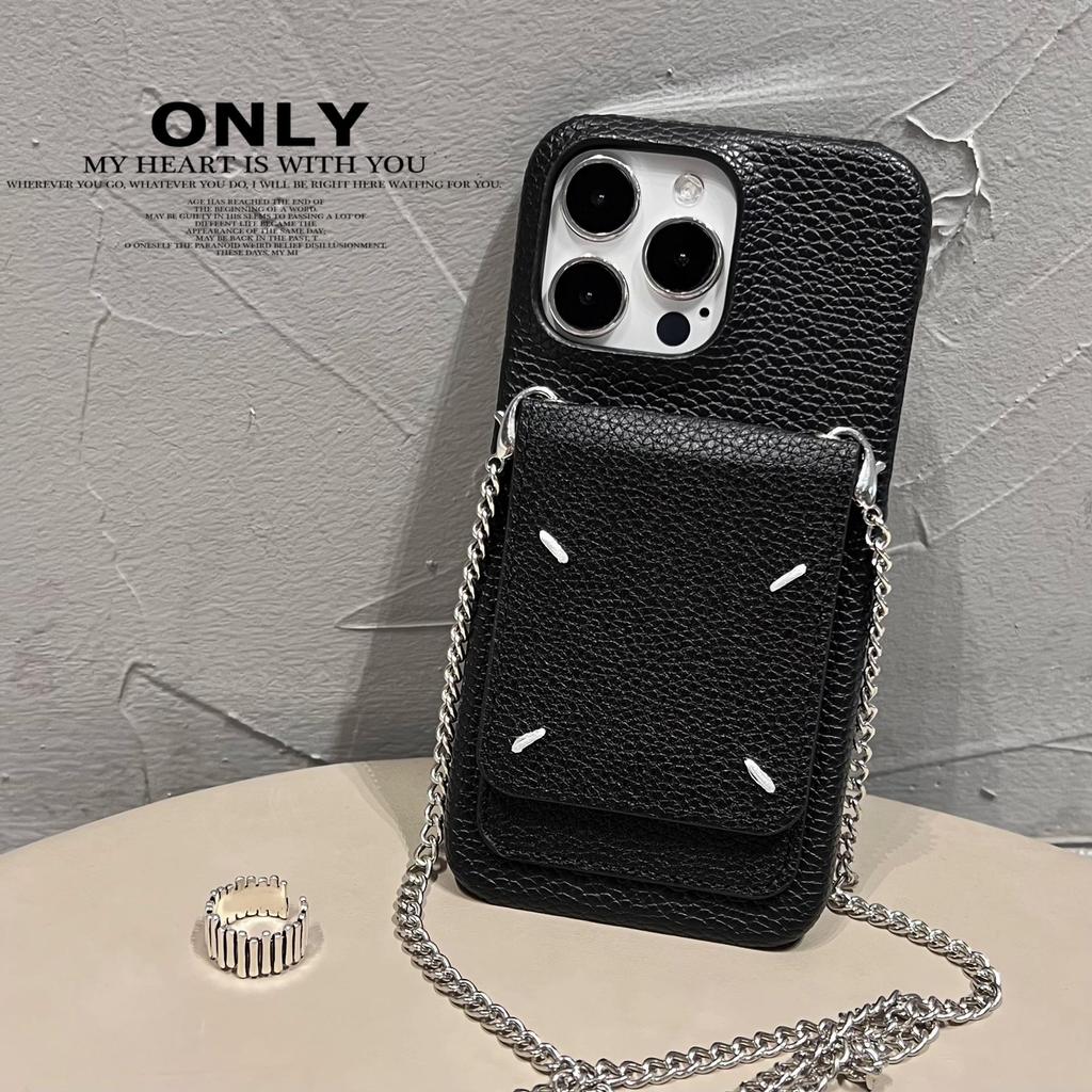 Vyšívané pouzdro crossbody pro iPhone 15/16 Pro Max s kapsičkou na mince a slotem na karty