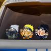 Naruto Peripheral Car Sticker Car Cartoon Adorable Anime Naruto Sasuke Kakashi Japanese Car Window 3D Sticker Great for Daily Use