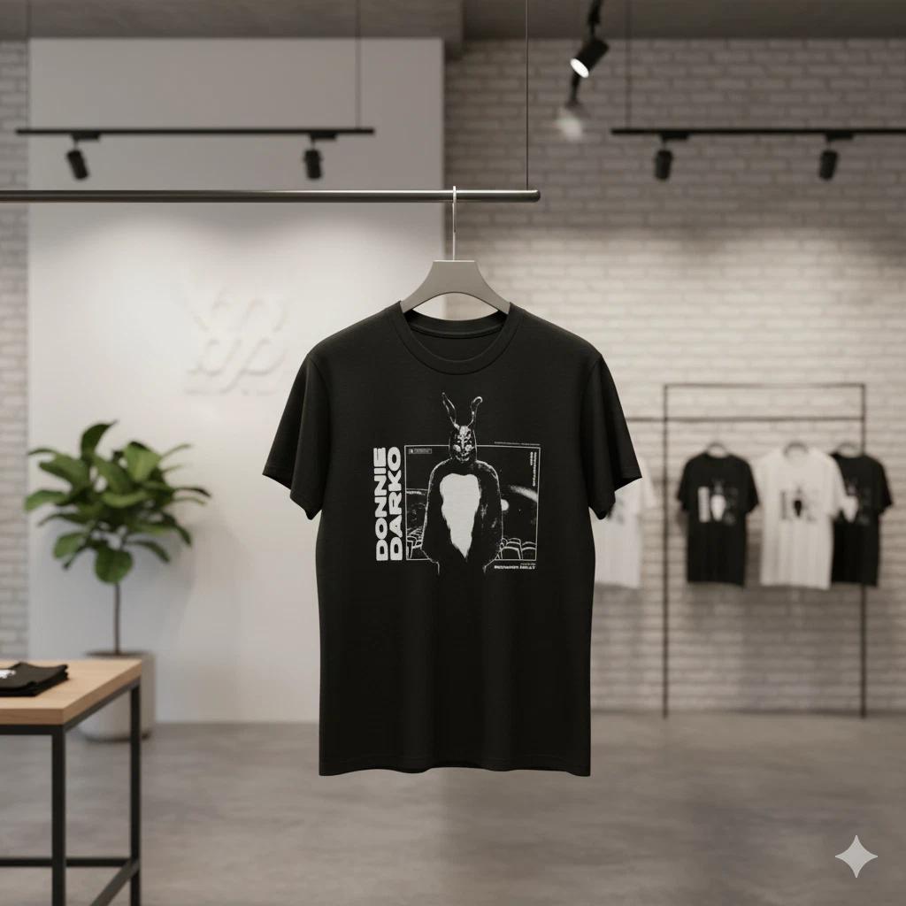 Unisex Adult Casual Movie Donnie Darko Bny Graphic T Shirt Cult Hor... XXXXL