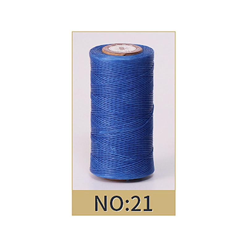 Hilo Encerado de 0,8 mm de Grosor para Cuero, Cordón Encerado para Manualidades DIY, Hilo para Coser a Mano, Hilo Plano Encerado para Coser