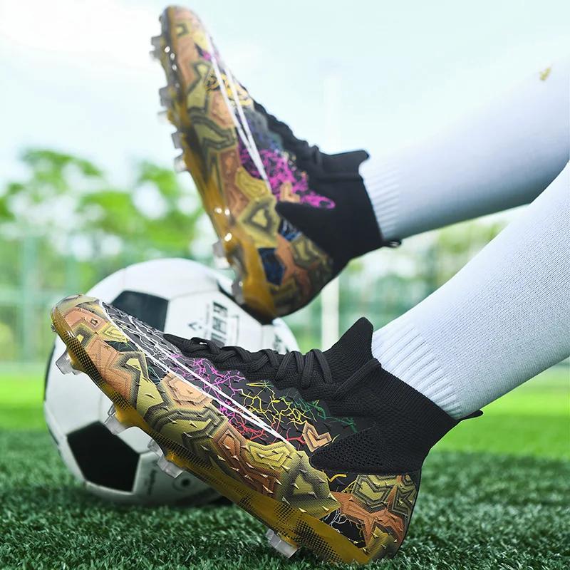 FG/TF Herren Fußballschuh Kunstrasen Training Futsal Halle Fußballschuhe Outdoor Kinder Fußballschuhe für Kinder Professionelle Sneaker