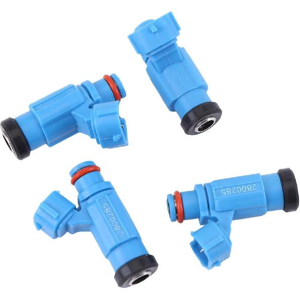 4PCS Fuel Injectors for Kawasaki JET SKI 12F 2003-2007, for STX 12F 2004-2016+ STX 15F LX STX 160 SX-R 4 Holes Fuel Injector Assembly Replacement