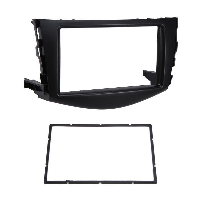 For Toyota RAV4 2006 2007 2008 2009 2010 2011 2012 2 Din Car Accessories Stereo Radio Panel Fascia Frame Stickers