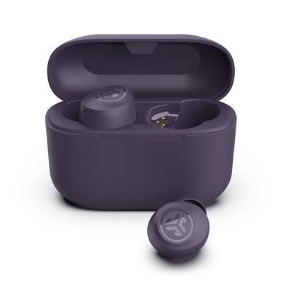 אוזניות בלוטות' אלחוטיות אמיתיות Go Air Pop+ + קייס טעינה, גרסת חיקוי סגול (סגול), התחבר, IPX4, חיבור Bluetooth 5.3, 3 הגדרות EQ
