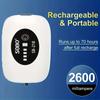Wiederaufladbare USB Aquarium Luftpumpe 4800mAh Akku Leise Sauerstoffpumpe mit 1M Schlauch für Aquarium Outdoor Zuchtbecken Tragbar