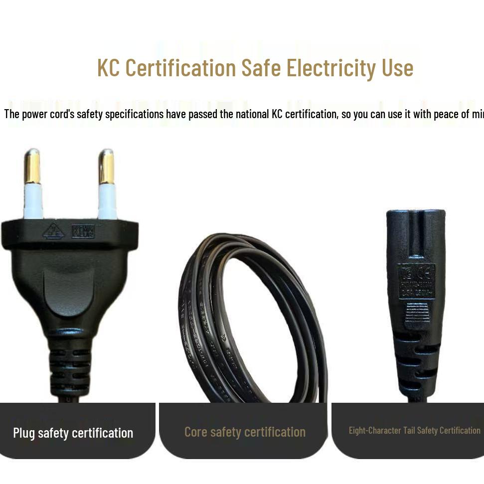 Korean KC Certified Figure-8 Power Cord