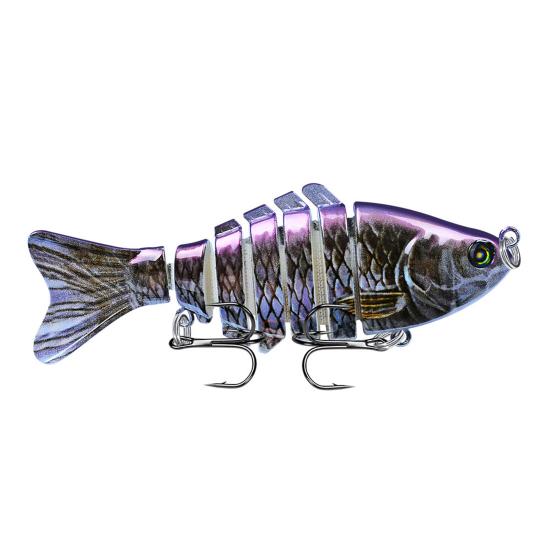 

1/3/5Pcs 10CM/15.5G Bionic Multi-Jointed Fishing Lure Long Casting 7-Section Swimbait Hard Artificial Bait Freshwater Saltwater Fishing Accessories B