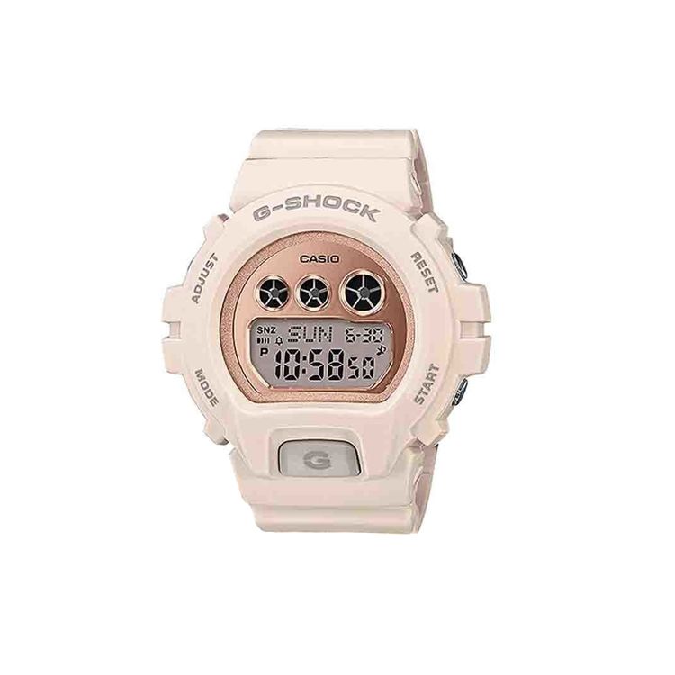 

Casio G-Shock Series 200M Water Resistant Quartz Movement Resin Strap Watch Pink Dial Women watches GMD-S6900MC-4PR Pink Watch Dial