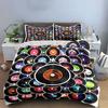 Vintage Vinyl Record Decorations Set Soft Skin-Friendly Bedding Set Includes 1 Duvet Cover And 2 Pillowcase Gift