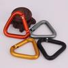 Snap Camping Outdoor Metal Accessories Triangle Hook Buckle Keychain Carabiner