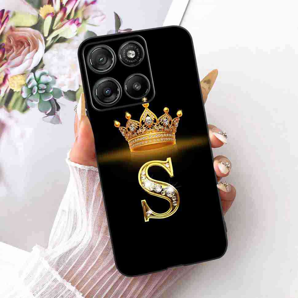 For Motorola Moto G67 Power Case Couple 26 Letters Cover Soft Silicone Phone Cases For Moto G 67 G67 Power Bumper