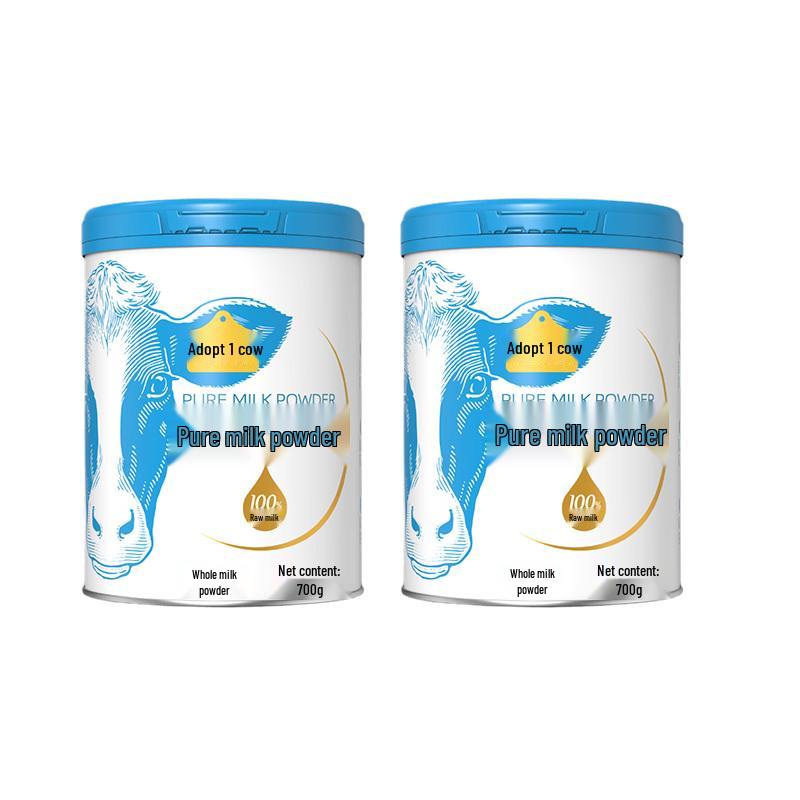 Adopt a Cow High Calcium 0 Sucrose Pure Milk Powder (2 x 700g Cans)
