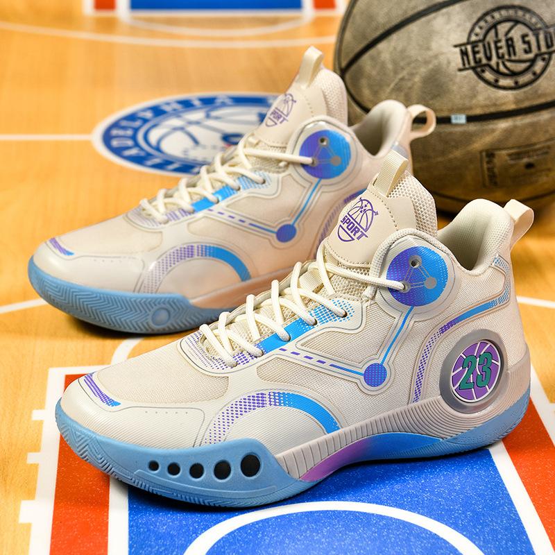 New Basketball Shoes for Men Sneakers High Top Male Gym Training Sports Shoes Anti-slip Women Fashion Basketball Sneakers