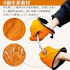 Kasanidika Heat-Resistant Outdoor Gloves (Up to 200°C/192°F) - Heat-Resistant Cowhide Leather Gloves with Sweat-Absorbent Lining and Hanging Buckle, L