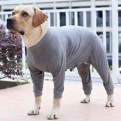 Dog Recovery Suit Pet Pajamas Operative Protection Long Sleeves Bodysuit Pet Home Wear High-elastic Breathable Dog Jumpsuit