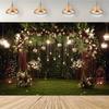 1 Romantic Garden Wedding Background - Suitable for Weddings Anniversaries and Festival Decorations Party Decorations