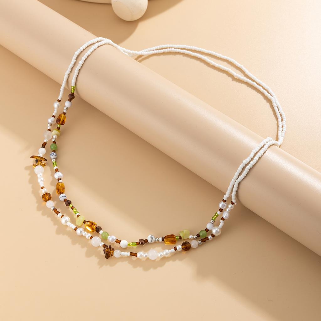 Ingemark 2Pcs/Set Boho Trendy Summer Bikini Sexy Waist Belly Chain Women Multilayer Vintage Rice Beads Body Chain Charm Jewelry