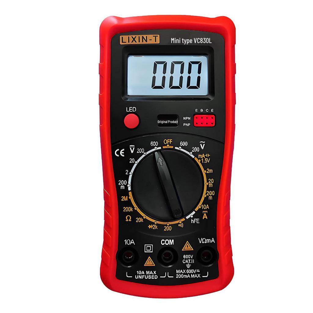 Lixinte VC830L Compact Digital Multimeter: High-Precision, Multifunctional Electrician Tool