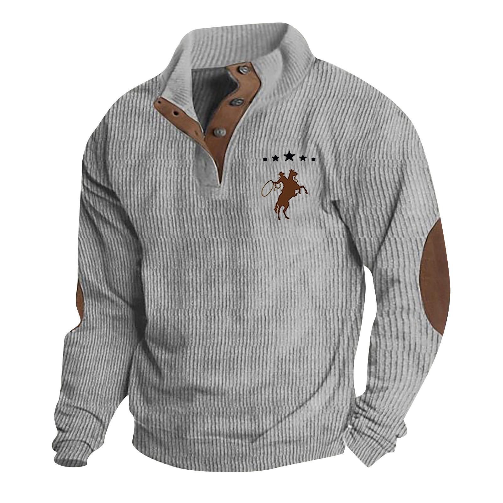 

Весенне-осенняя мужская толстовка с воротником-стойкой на открытом воздухе, повседневные свитера, топы XXXL серый