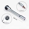 Chiave a cricchetto doppia testa 1/4" Cricchetto rapido Set di chiavi a bussola doppie mini Attrezzi manuali per officina biciclette