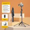Bluetooth Aluminum Alloy Selfie Stick and Stabilizer with Universal Phone Stand
