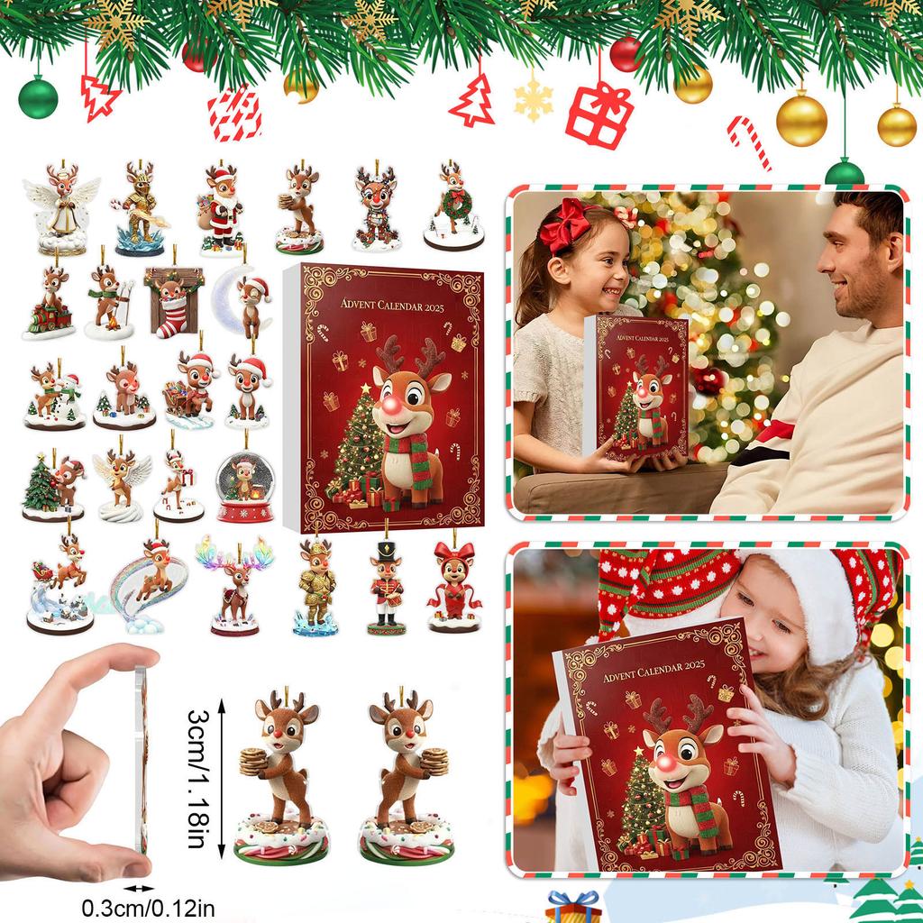 Nedtellingskalenderen inkluderer 24 gaver, nedtellingskalender og overraskelsesgave