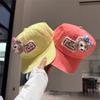 Cute Bear Plush Cartoon Sticker Baseball Cap Female Spring Summer Versatile Face Cap Male Couple