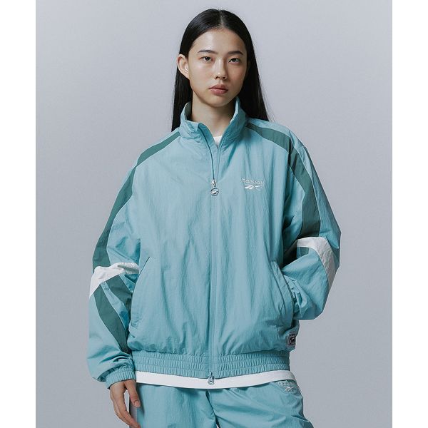 Reebok Logo Zip-Up Jacket Unisex Jackets Mint REJU4EJ13L1
