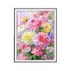 Colorful Floral Pattern DIY Cross Stitch Set  for Living Room Bedroom Wall Decor