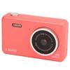 2.5K HD Selfie Camera 8 Times Zoom Automatic Light Sensitivity Compact Cute Dual Lens Digital Camera for Student Pink
