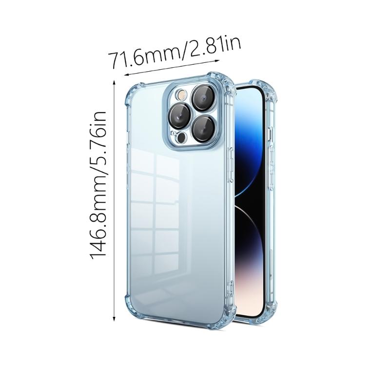 Protective Bumper Skin Clear Case Flexible Mobile Phone TPU Cover for Phone 13 Full Coverage Housing Scratch Resistant