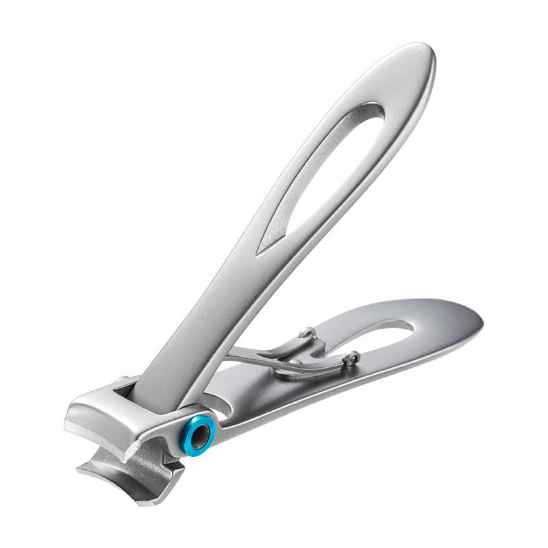 Stainless Steel Wide-Opening Anti-Splash Nail Clippers for Thick Toenails