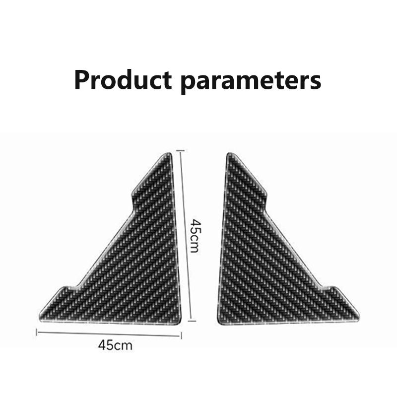 Ny BilDørHjørneBeskytter DørRiper Karbonfiber Anti-kollisjonsKlistremerke For Volkswagen Rline Jetta Beetle Polo Touran Go