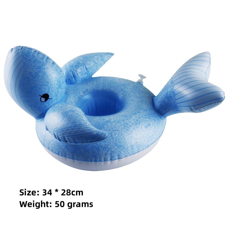1Pcs Floating Cup Lnflatable Flamingo Beverage Cup Holder Swimming Pool Coaster Floating Device Pink Toy Beverage Holder