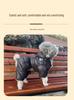 British Style Waterproof Cotton Coat for Small Dogs - Warm Four-Legged Winter Clothing for Pomeranians and Teddy Breeds