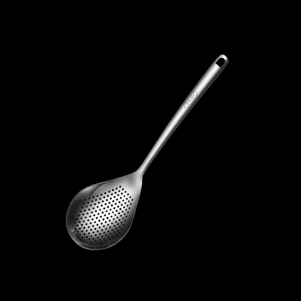 Skimmer Slotted Spoon Stainless Steel Pasta Strainer Skimmer Ladle Spoon Kitchen Colander Spoon for Frying and Cooking