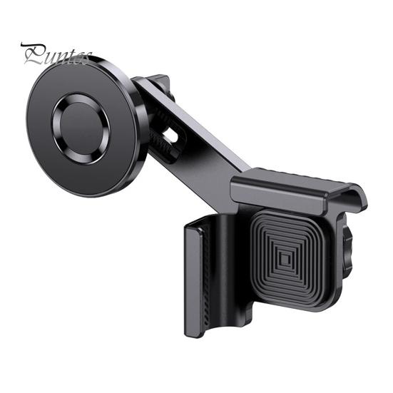 

Автомобильный держатель для телефона для экрана дисплея Tesla, удлиненный кронштейн для телефона, защита от сотрясений для Apple, магнитная вставка, противоскользящее крепление для телефона с вращением на 360 градусов чёрный