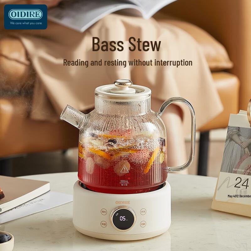 OIDIRE Glass Health Kettle CN Plug (adapter Included)
