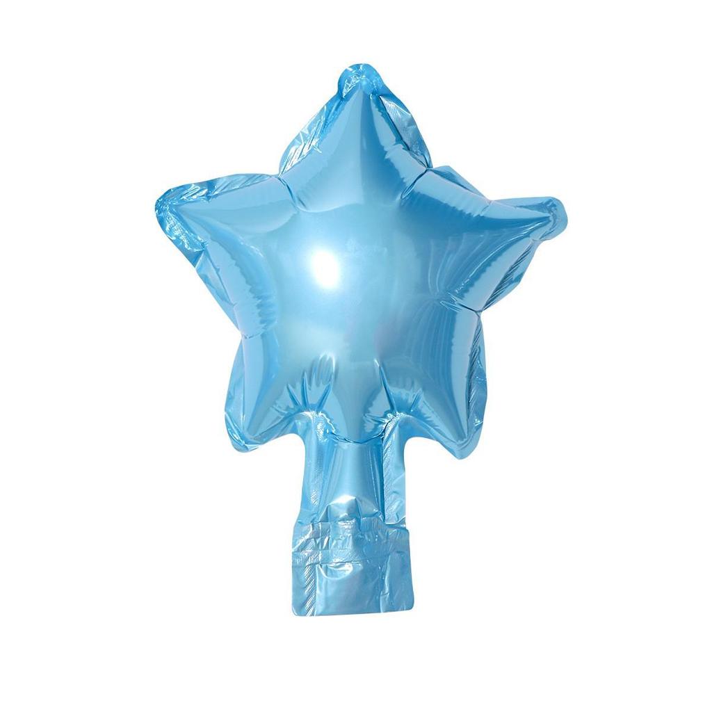 5-Inch Heart & Star Foil Balloons for Birthday Party or Wedding Decorations