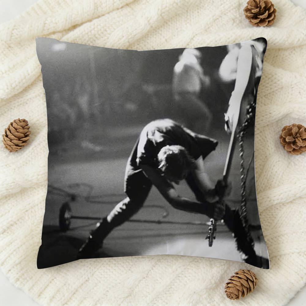 The CClash London Calling Doublesided Printed Square Decorative Cushion Cover for Sofa Living Room Home Decor