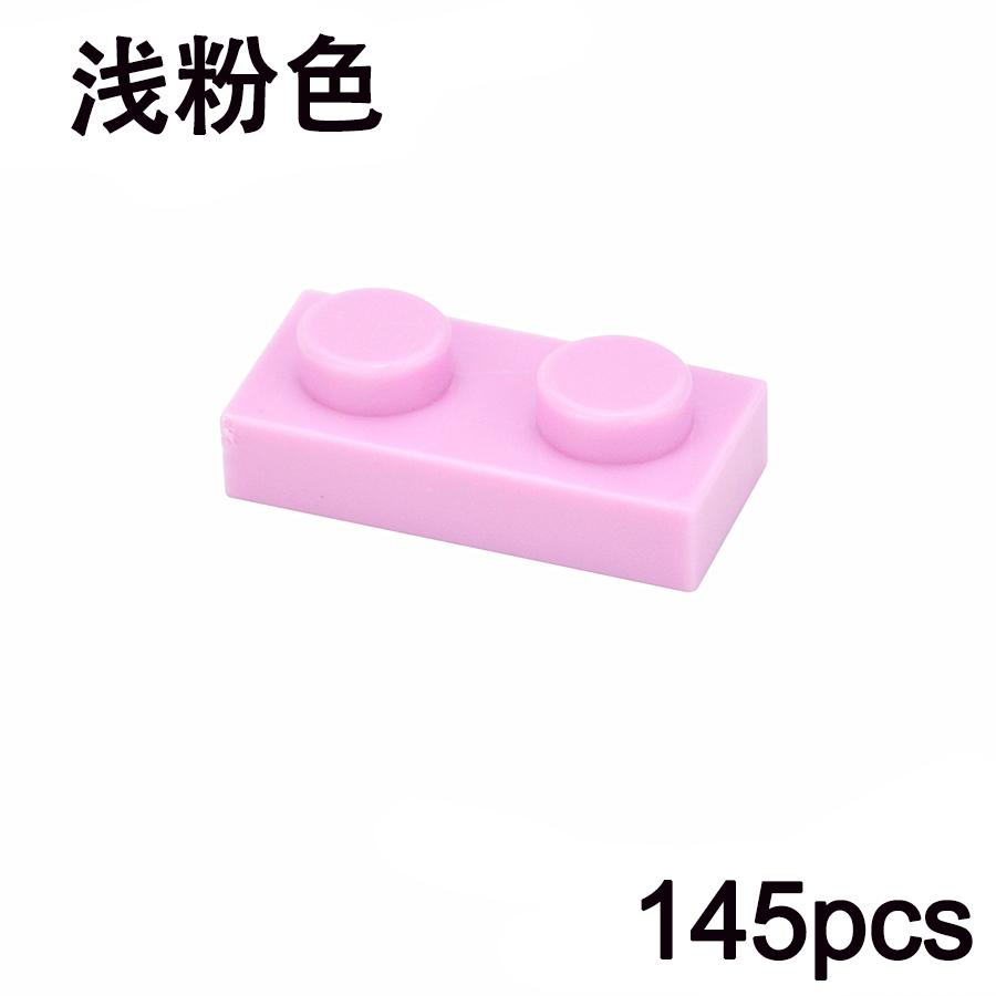 145Pcs MOC 1x2 Thin Plate Building Blocks - Educational Creative Bricks Compatible with 3023 for Kids