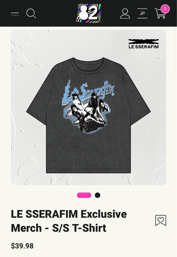 

[USED] LE SSERAFIM Exclusive Merch -S/S T-Shirt