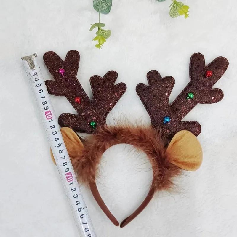 Weihnachten Hund Katze Rentier Stirnbänder Stilvoll Qualität LED Hirsch Kopfschmuck Haustier Hüte Weihnachtsfeier Mitgebsel